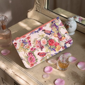 Pink birdy - bőr tok - Meska.hu