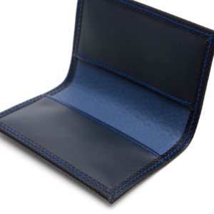 Black Wallet Small - Fekete perforált marhabőr kártyatartó - kistárca - táska & tok - pénztárca & más tok - pénztárca - férfi pénztárca - Meska.hu