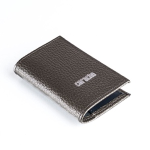Black Silver Wallet Small - Fekete ezüst marhabőr kártyatartó - kistárca, Táska & Tok, Pénztárca & Más tok, Pénztárca, Férfi pénztárca, Bőrművesség, Varrás, MESKA