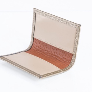 Golden Wallet Small - Arany marhabőr kártyatartó - kistárca - táska & tok - pénztárca & más tok - pénztárca - férfi pénztárca - Meska.hu