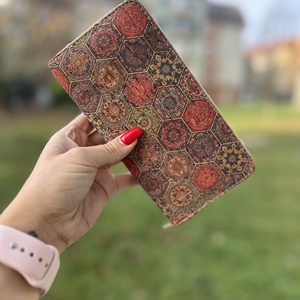  Parafa női pénztárca színes mintákkal - Meska.hu