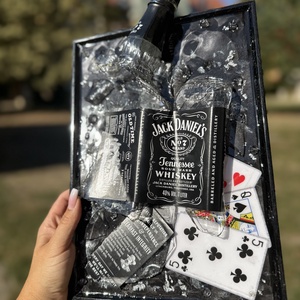 Jack Daniels Gyanta Kép alkoholos üveggel - Meska.hu