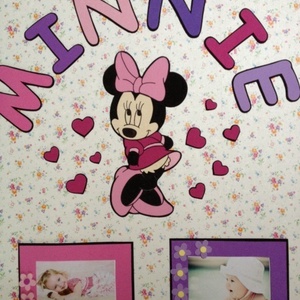 Dekorgumi szoba dekoráció - Minnie egeres -  - Meska.hu