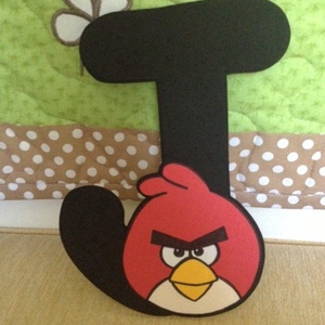dekorgumi - figurás betűk - Angry Birds -  - Meska.hu