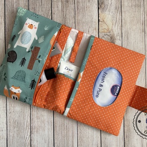 Prémium designer pelenkatartó táska + pelenkázó alátét szett - táska & tok - pelenkatáska - pelenkatartó tok - Meska.hu
