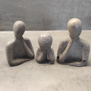 Nex beton család szobor  - otthon & életmód - dekoráció - dekoratív figurák és szobrok - Meska.hu