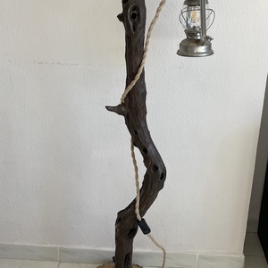 Állólámpa, pirográf, egyedi lámpa, hollós , huginn muninn , Otthon & Életmód, Lámpa, Állólámpa, Gravírozás, pirográfia, MESKA