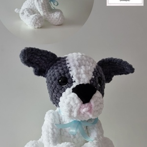 Francia bulldog - játék & sport - plüssállat & játékfigura - kutya - Meska.hu