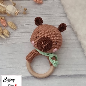 Capybara babacsörgő, Játék & Sport, 3 éves kor alattiaknak, Csörgő, Horgolás, MESKA