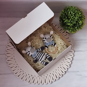 Zsombi zebra - Babaváró box - játék & sport - babalátogató ajándékcsomag - Meska.hu
