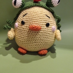 Béka sapkás csibe - Meska.hu