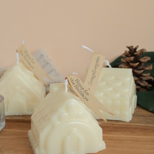 Szójaviasz Karácsonyi Gyertya Szett, Karácsonyi Falu Gyertya, Karácsonyi Fűszeres Illatgyertya, Választható Illat - otthon & életmód - gyertya, illat, aroma - gyertya - Meska.hu