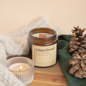 Karácsonyi Szójaviasz Illatgyertya, Ajándék nőknek, Mézeskalács Illatviasz, Wax Melts, Gingerbread, Viaszolvadék - szépségápolás - kozmetikai ajándékcsomag - Meska.hu