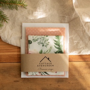 Méh Viaszos Kendő, Méhviaszos Kendő Csomag, Zero Waste Karácsonyi Ajándék, Környezetbarát, Beeswax Wrap, Otthon & Életmód, Konyhafelszerelés, tálalás, Konyhai textil, Konyharuha & Törlőkendő, Mindenmás, MESKA