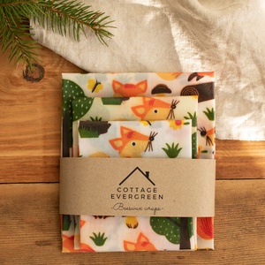 Méh Viaszos Kendő, Méhviaszos Kendő Csomag, Zero Waste Karácsonyi Ajándék, Környezetbarát, Beeswax Wrap, Otthon & Életmód, Konyhafelszerelés, tálalás, Konyhai textil, Konyharuha & Törlőkendő, Mindenmás, MESKA