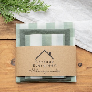 Méh Viaszos Kendő, Méhviaszos Kendő Csomag, Zero Waste Karácsonyi Ajándék, Környezetbarát, Beeswax Wrap, Otthon & Életmód, Konyhafelszerelés, tálalás, Konyhai textil, Konyharuha & Törlőkendő, Mindenmás, MESKA