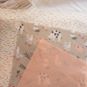 Új Őszi Méh Viaszos Kendő, Méhviaszos Kendő Csomag, Zero Waste Karácsonyi Ajándék, Környezetbarát, Beeswax Wrap - otthon & életmód - konyhafelszerelés, tálalás - konyhai textil - konyharuha & törlőkendő - Meska.hu