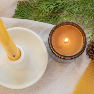 Adventi Kalendár Gyertya, Adventi Naptár, Illatmentes Méhviasz Karácsonyi Gyertya, Beeswax Advent Calendar Candle - otthon & életmód - gyertya, illat, aroma - gyertya - Meska.hu