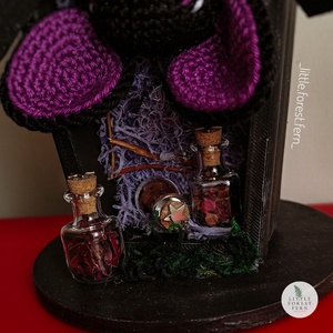 Denevér mini koporsóban - otthon & életmód - dekoráció - halloween - halloweeni figurák - Meska.hu