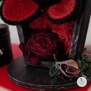 Denevér mini koporsóban - otthon & életmód - dekoráció - halloween - halloweeni dekoráció - Meska.hu