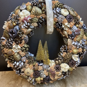 Téli kopogtató - otthon & életmód - dekoráció - ajtó- és ablak dekoráció - ablakdísz - Meska.hu