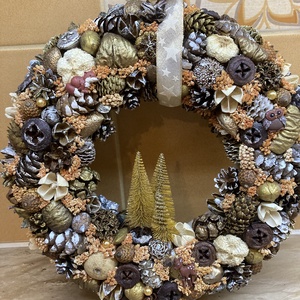 Téli kopogtató - otthon & életmód - dekoráció - ajtó- és ablak dekoráció - ablakdísz - Meska.hu