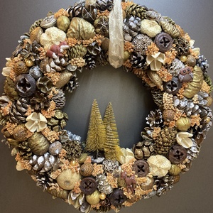 Téli kopogtató - otthon & életmód - dekoráció - ajtó- és ablak dekoráció - ablakdísz - Meska.hu