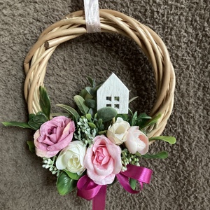 Tavaszi virágos ajtó dísz , Otthon & Életmód, Dekoráció, Ajtó- és ablak dekoráció, Ablakdísz, , MESKA