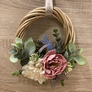 Tavaszi vesszős ajtó dísz  - otthon & életmód - dekoráció - ajtó- és ablak dekoráció - ajtótábla - Meska.hu