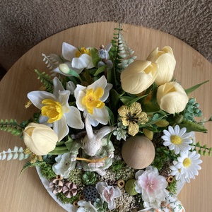 Húsvéti nyuszis asztal dísz  - otthon & életmód - dekoráció - asztal és polc dekoráció - asztaldísz - Meska.hu