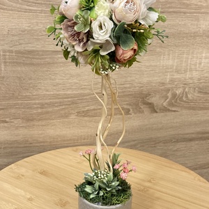 Tavaszi kis fácska  - otthon & életmód - virágdekoráció - virágdíszek - virágdísz kaspóban - Meska.hu