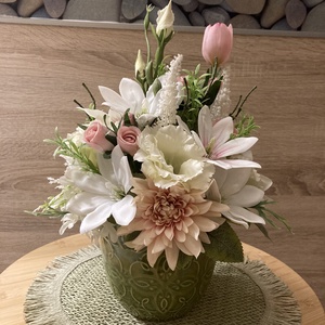 Virágos asztal dísz  - Meska.hu