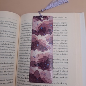 Akvarell festett könyvjelző - könyv & zene - könyvjelző - Meska.hu