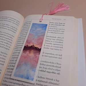 Akvarell festett könyvjelző, Könyv & Zene, Könyvjelző, , MESKA