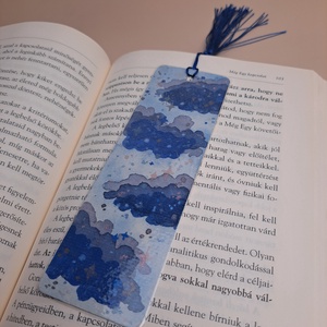 Akvarell festett könyvjelző, Művészet, Festmény, Akvarell, , MESKA