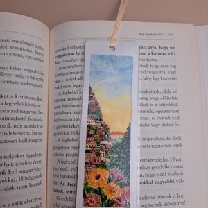 Akvarell festett könyvjelző - könyv & zene - könyvjelző - Meska.hu