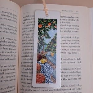 Akvarell festett könyvjelző, Könyv & Zene, Könyvjelző, Festészet, MESKA