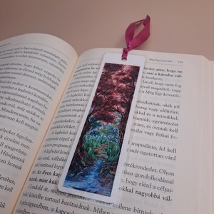 Akvarell festett könyvjelző, Könyv & Zene, Könyvjelző, Festészet, MESKA