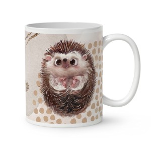 Kérd a neveddel - Cuki süni mintás bögre - otthon & életmód - konyhafelszerelés, tálalás - tálalás - bögre & csésze - Meska.hu