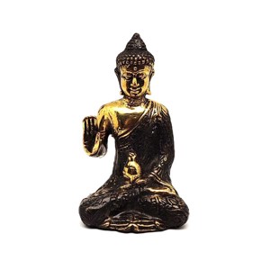 Réz figura Buddha védelmező óarany 9x5,5cm - Meska.hu