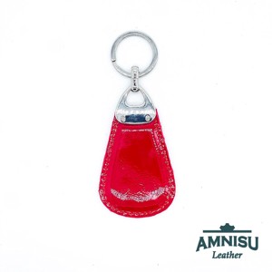 Piros gyűrt lakk csepp alakú swarovski köves kulcstartó H5009 - táska & tok - kulcstartó & táskadísz - kulcstartó - Meska.hu