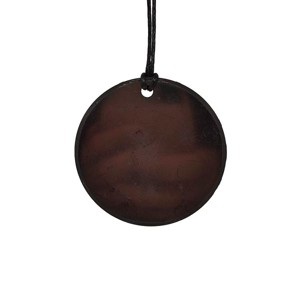 Shungit medál kerek 5cm, Ékszer, Nyaklánc, Medál, , MESKA