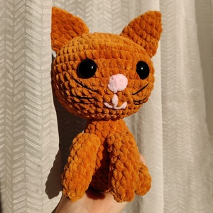 Horgolt cica - játék & sport - plüssállat & játékfigura - cica - Meska.hu