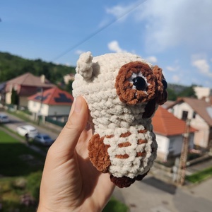 Horgolt bagoly - játék & sport - plüssállat & játékfigura - bagoly - Meska.hu