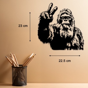 Big Foot Peace - Egyedi kompakt fali dekoráció - otthon & életmód - dekoráció - fali és függő dekoráció - falra akasztható dekor - Meska.hu