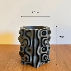 Modern 3D asztali tolltartó, ceruzatartó - otthon & életmód - papír, írószer - tolltartó & ceruzatekercs - Meska.hu