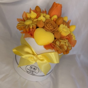 Tavaszi virágbox , Otthon & Életmód, Gyertya, illat, aroma, Illatviasz, , MESKA