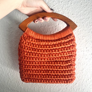 �Beach narancssárga színben, Táska & Tok, Kézitáska & válltáska, Kézitáska, Horgolás, MESKA