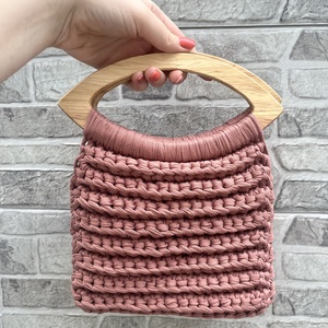 �Beach pastel rózsaszín színben - táska & tok - kézitáska & válltáska - kézitáska - Meska.hu