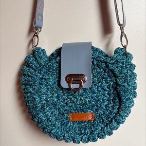 �Oreo táska kék színben, Táska & Tok, Kézitáska & válltáska, Válltáska, Horgolás, MESKA